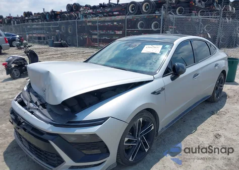 2024 Hyundai Sonata N Line z USA, uszkodzony, nr VIN KMHL54JC2RA362395